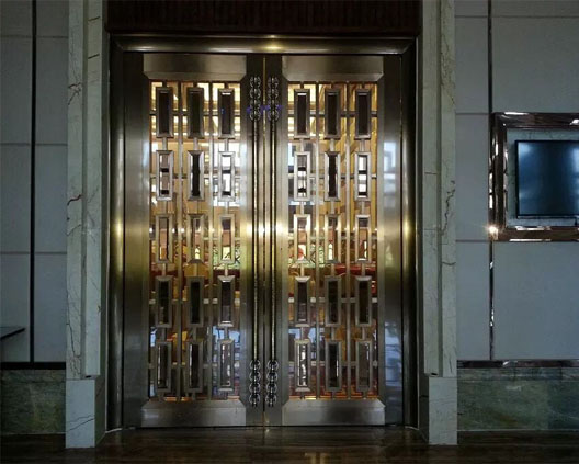 不銹鋼銅門(mén)案例